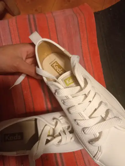 Zapatillas blancas Keds Triple Up Leather para niña - miniatura 4