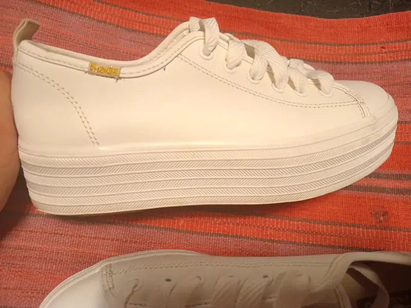 Zapatillas blancas Keds Triple Up Leather para niña - 5