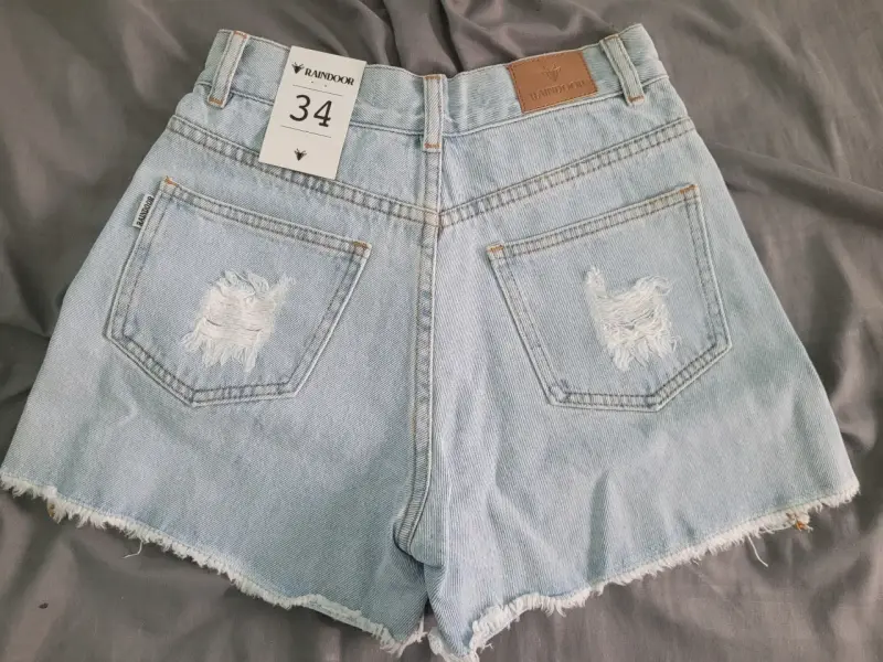 Shorts de mezclilla desgastados Raindoor - 2