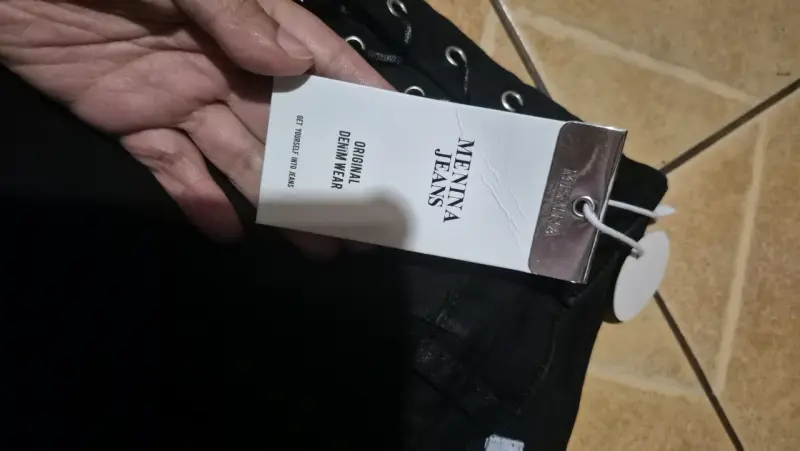 Jean pitillo Menina trenzado con faja talla 40 - 3