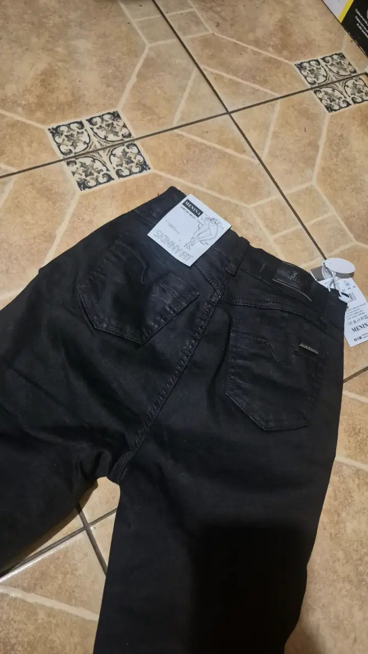 Jean pitillo Menina trenzado con faja talla 40 - 4