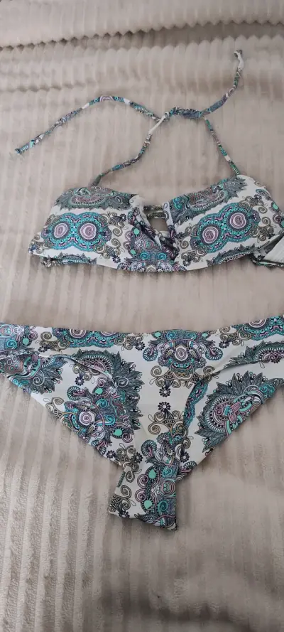 Bikini estampado bohemio multicolor - miniatura 1
