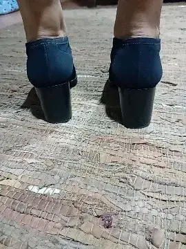 Zapatos de tacón negro para mujer - miniatura 5