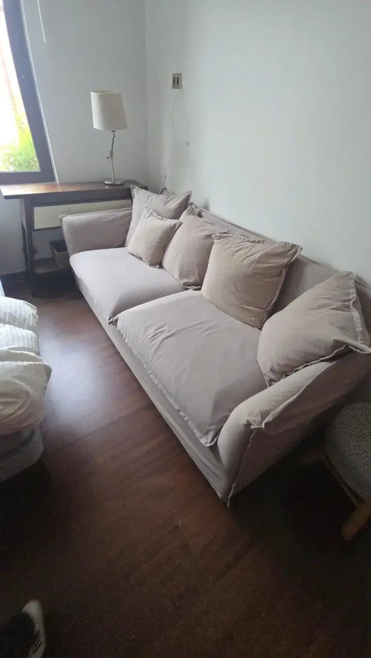 Sofá cama Gris con cojines incluidos - 2