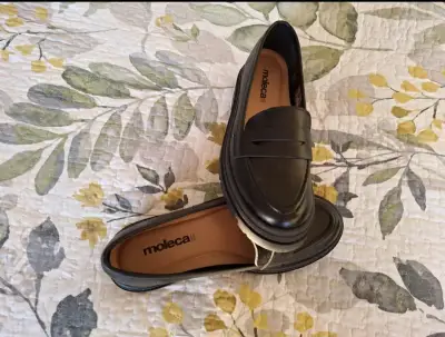 Mocasines negros Moleca para niña - miniatura 1