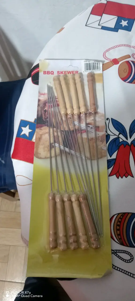 Brochetas para BBQ con mango de madera - 2