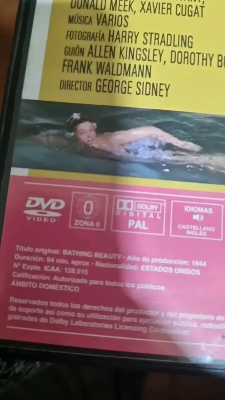 DVD Escuela de Sirenas con Esther Williams - 3