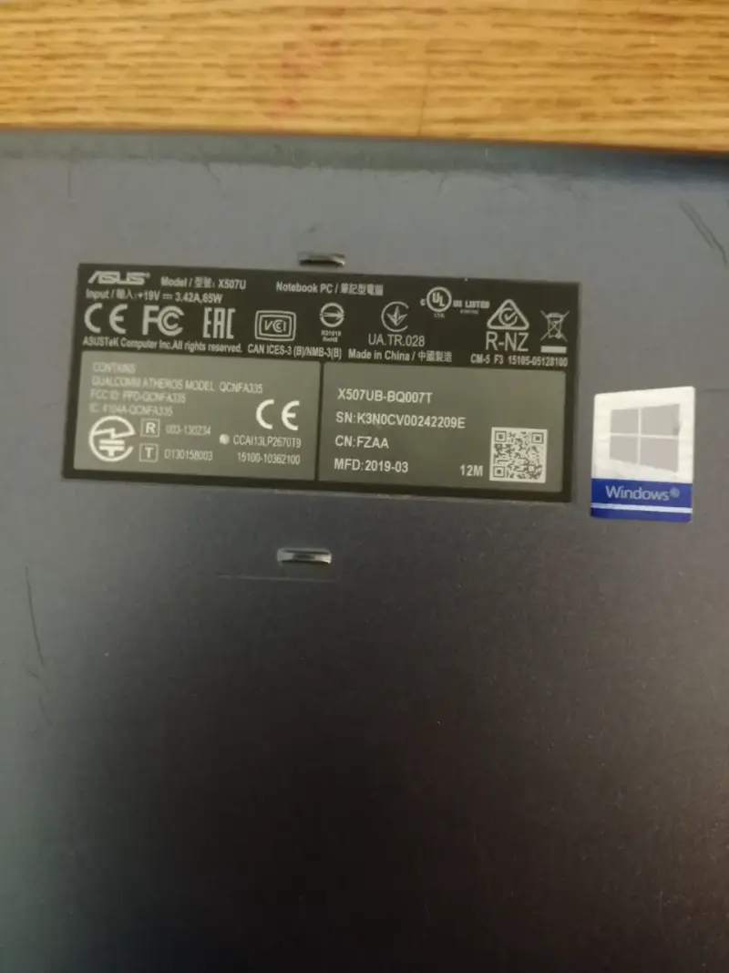 Asus X507 UB - 4