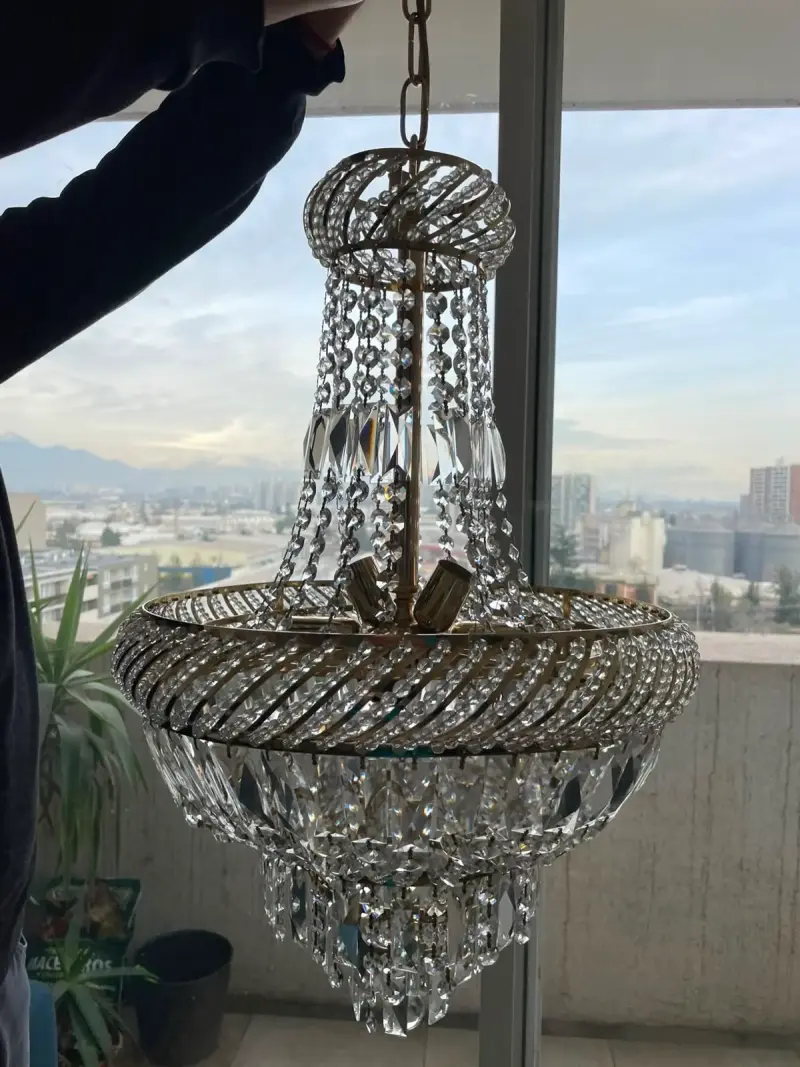Lámpara de Cristal Colgante Elegante - 2