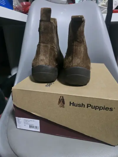 Botines de gamuza marrón Hush Puppies talla 37 - miniatura 2