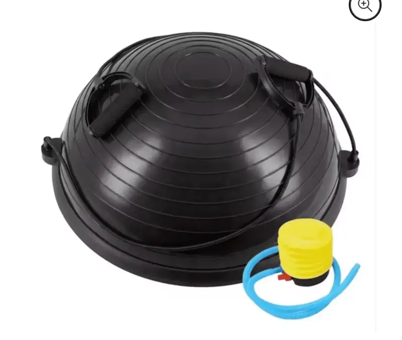 Trampolín de Fitness con Barra de Soporte