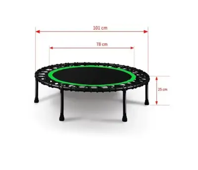Trampolín de Fitness con Barra de Soporte - miniatura 2