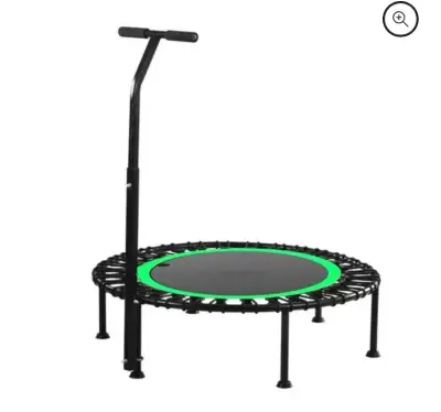 Trampolín de Fitness con Barra de Soporte - miniatura 3