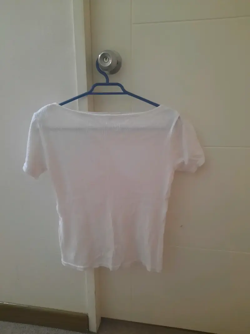 Polera Blanca Básica para Mujer - 2