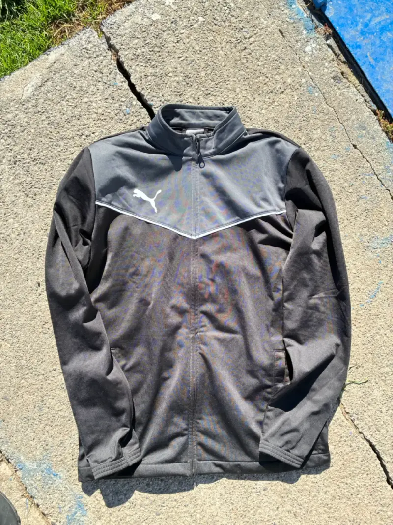 Chaqueta deportiva negra Puma para hombre - 1