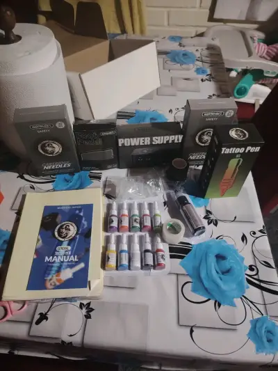 Kit de Tatuaje Completo con Tintas y Accesorios - miniatura 2