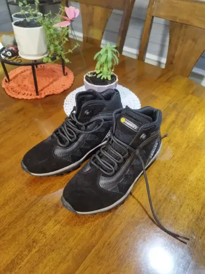Botas de senderismo negras Dermax para hombre - miniatura 3