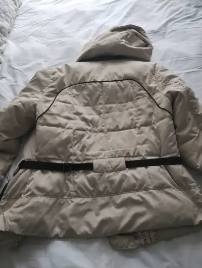 Chaqueta acolchada beige para mujer Rockford - miniatura 1