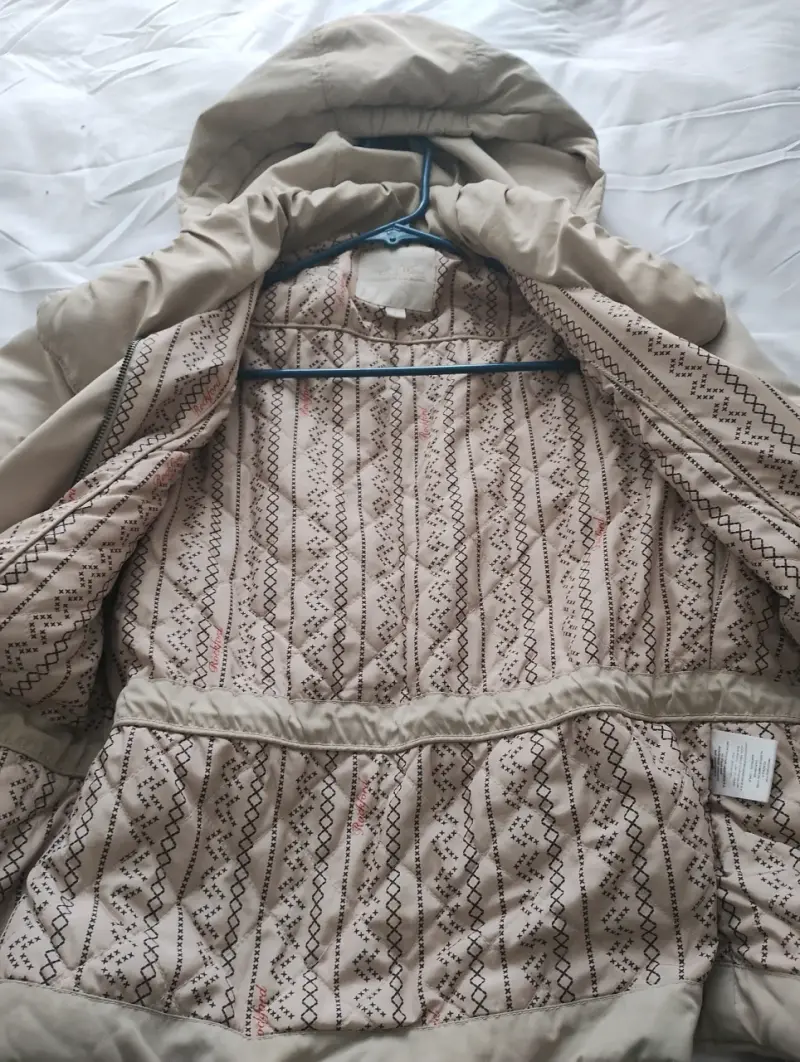 Chaqueta acolchada beige para mujer Rockford - 2