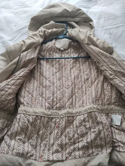 Chaqueta acolchada beige para mujer Rockford - miniatura 2