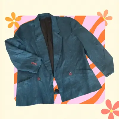 Blazer mujer Azul Adolfo Atelier - miniatura 1