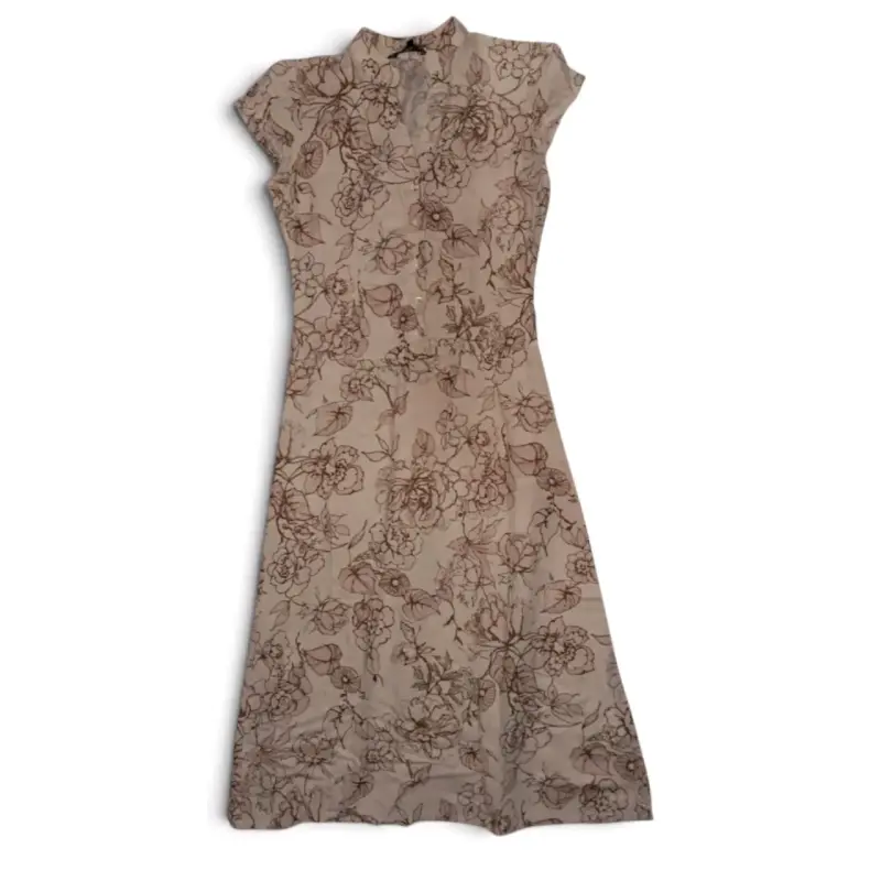 Vestido floral beige Lew Woman talla 36