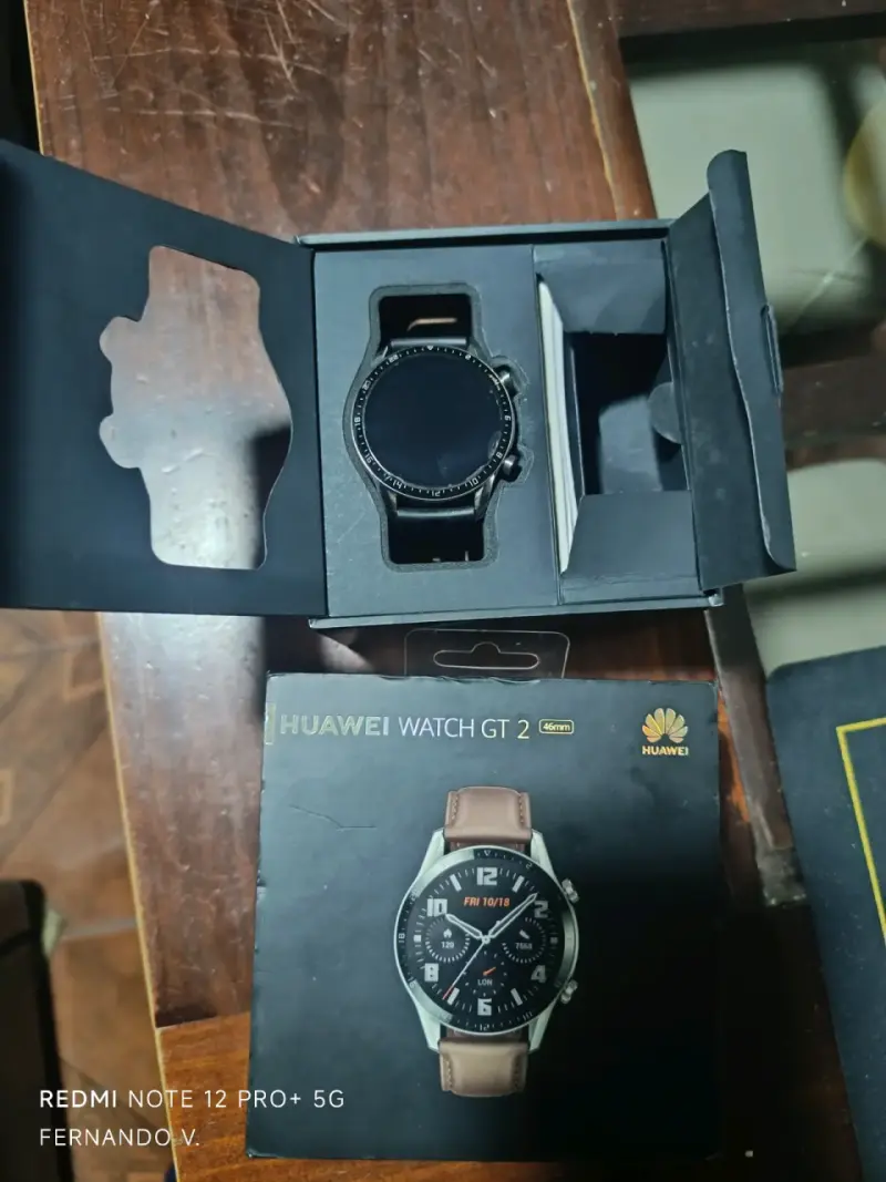 Smartwatch Huawei Watch GT 2 con correa de cuero - 4