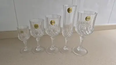 Copas Cristal D'arques 1984 - Set 5 Cajas (x6) - miniatura 1