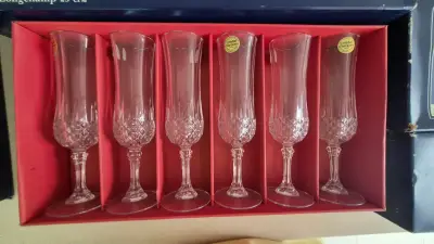 Copas Cristal D'arques 1984 - Set 5 Cajas (x6) - miniatura 3