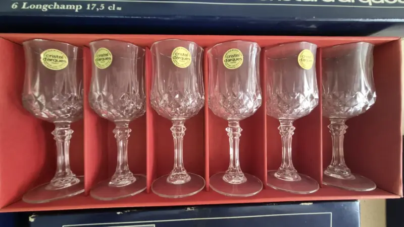 Copas Cristal D'arques 1984 - Set 5 Cajas (x6) - 4