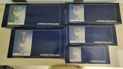 Copas Cristal D'arques 1984 - Set 5 Cajas (x6) - miniatura 6
