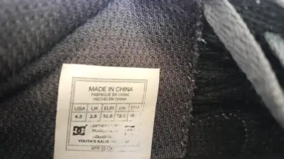 Zapatillas DC Shoes grises para jóvenes - miniatura 4