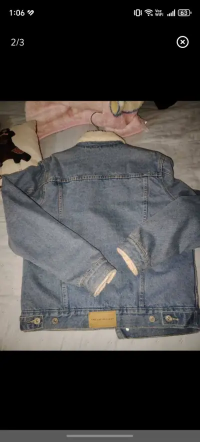 Chaqueta de mezclilla con forro de lana - miniatura 2