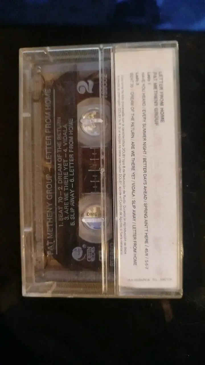 Cassette Pat Metheny Group Letter From Home - 2