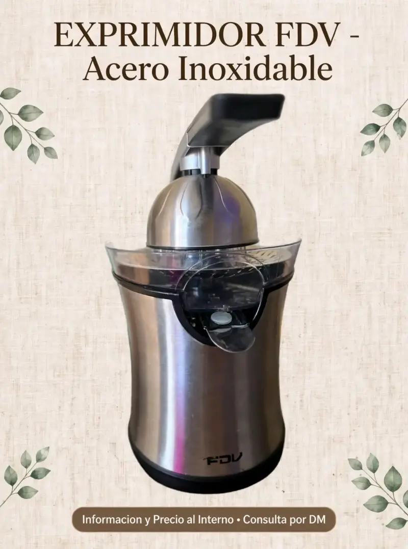 Exprimidor de Jugo FDV Acero Inoxidable