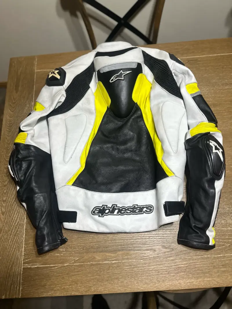 Chaqueta de moto Alpinestars negra y amarilla - 2