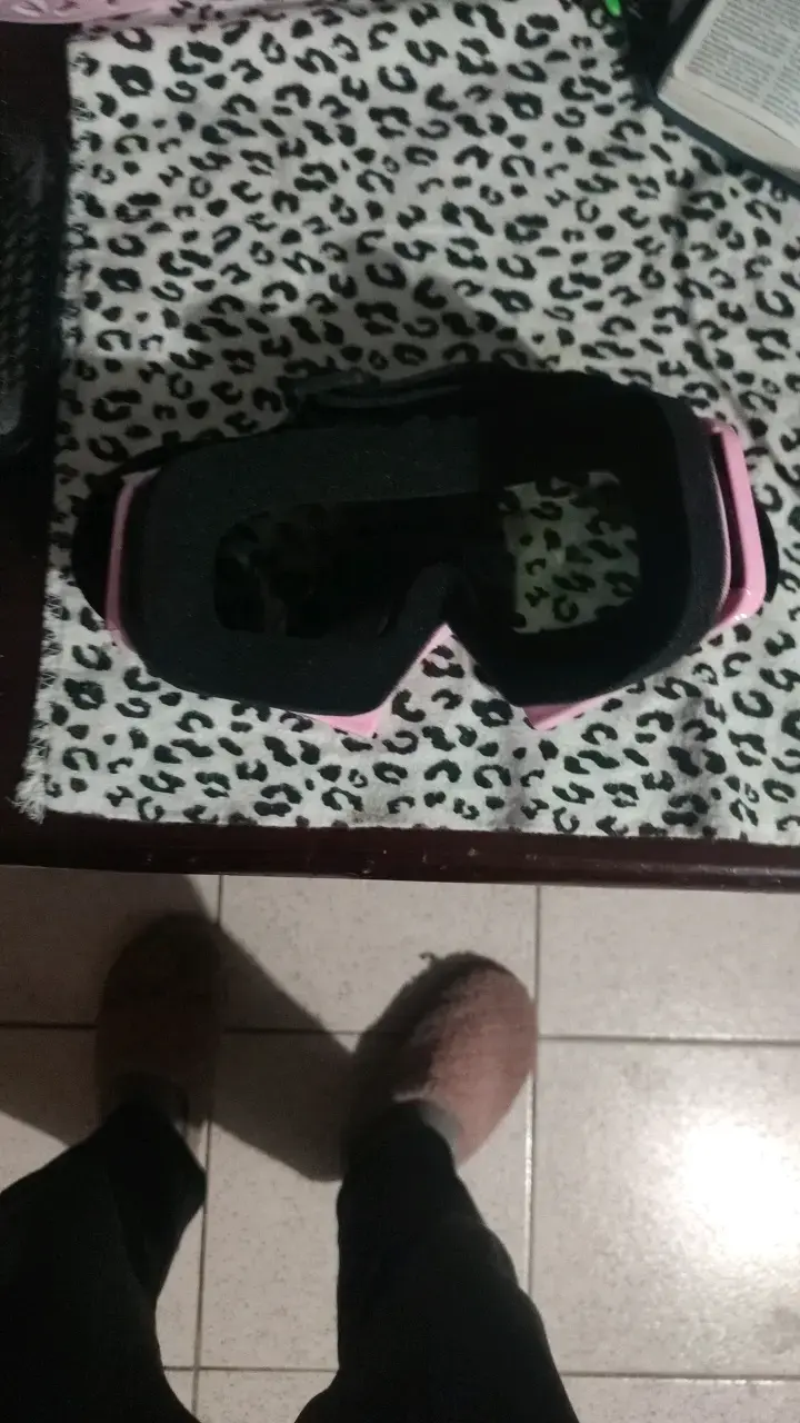 Gafas de esquí rosa con lente polarizada - 2