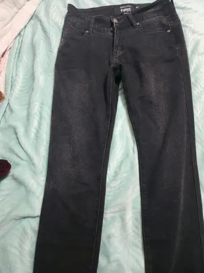 Jeans negros para mujer talla 40 - miniatura 2