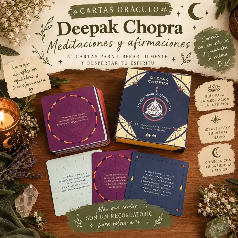 Set de Cartas Oráculo y Runas para Meditación - 2
