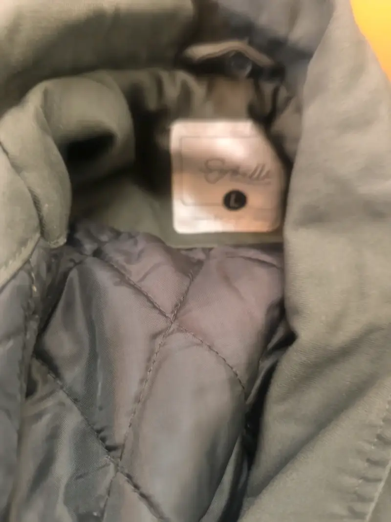 Chaqueta verde militar para mujer talla L - 2