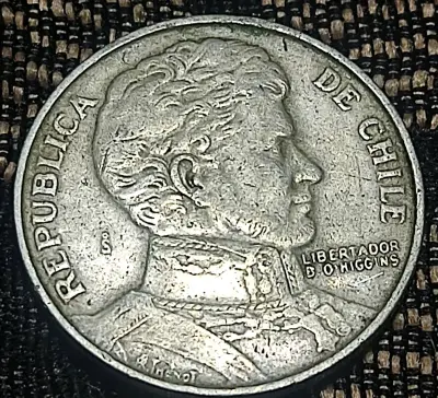 Moneda antigua chilena de 1 peso 1976 - miniatura 2