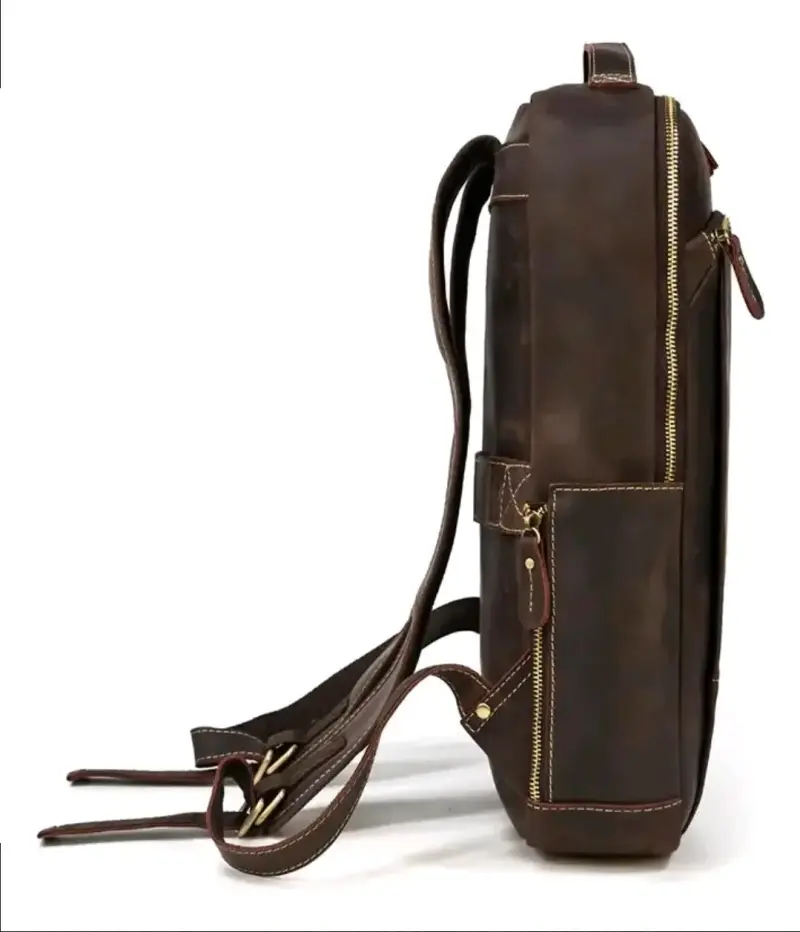 Mochila de Cuero Genuino Artesanal para Notebook – - 4