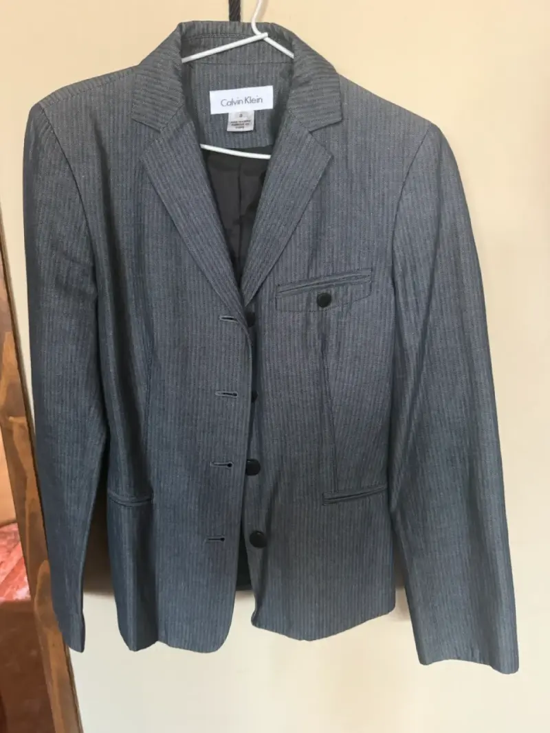 Blazer gris Calvin Klein para mujer - 2