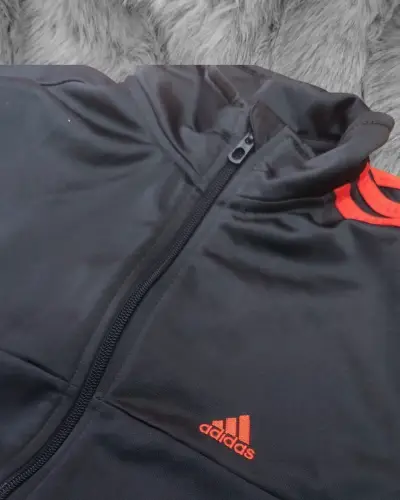 Chaqueta deportiva Adidas azul de mujer - miniatura 2