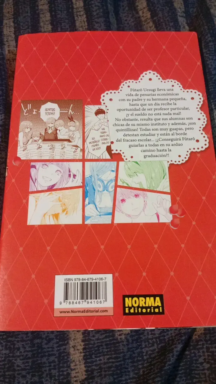 Manga Las Quintillizas Volumen 1 de Negi Haruba - 2