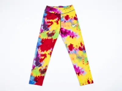 Leggings deportivos tie-dye para mujer - miniatura 1