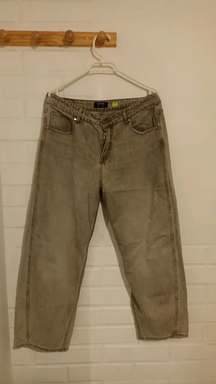 Jeans grises para mujer Foster talla 46