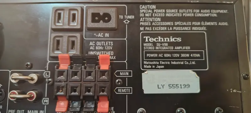Amplificador y ecualizador Technics - 4