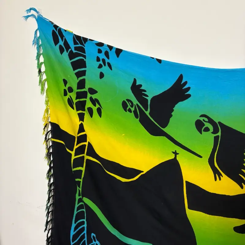 Pareo de Playa con Diseño de Río de Janeiro - 2