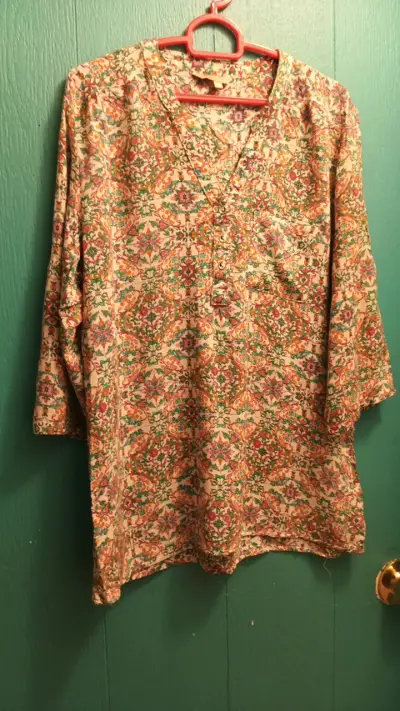 Blusa estampada floral Newport talla L - miniatura 1